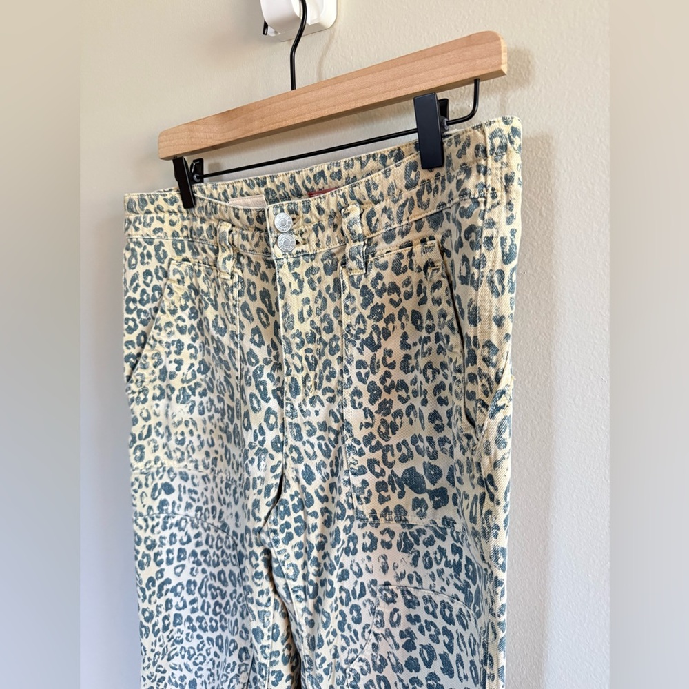 PILCRO • The Wanderer Relaxed Leopard Jean Sz 29 Cotton Ultra High Rise - Picture 8 of 13